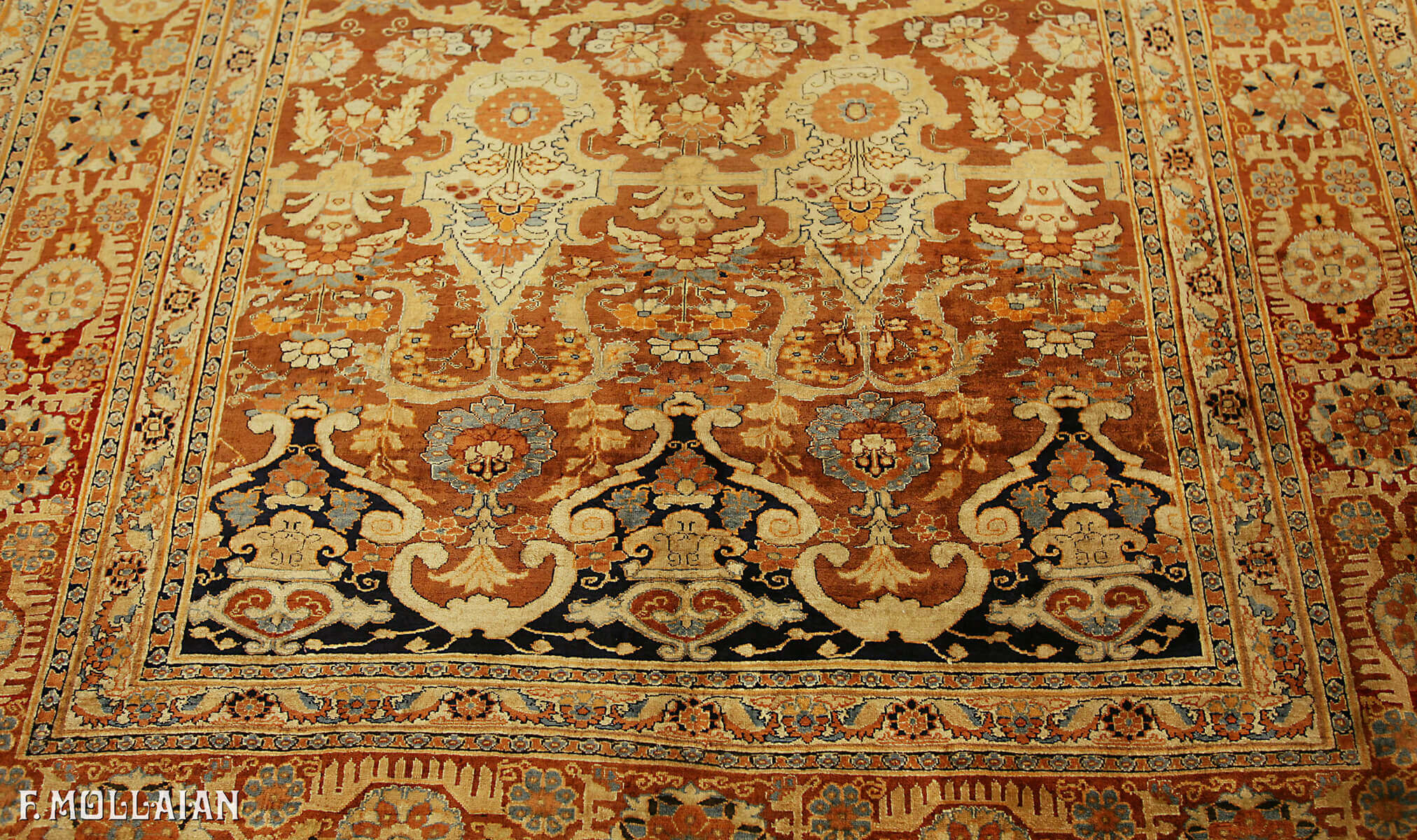 Teppich Persischer Antiker Heriz Seide n°:55381474